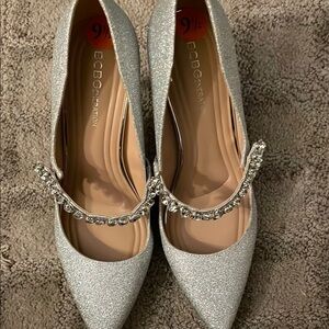 BOC Glitter Silver Women's Shoes